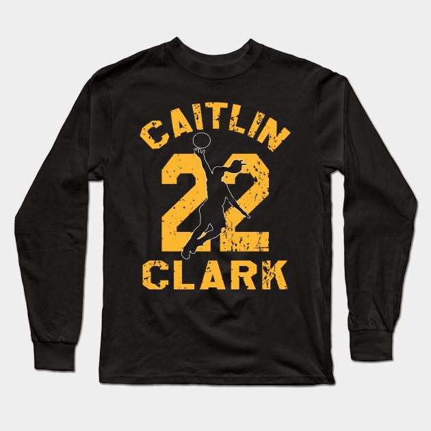 Caitlin Clark Long Sleeve T-Shirt by Nolinomeg